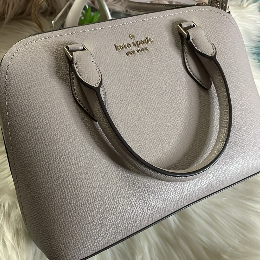 🎀KATE SPADE® Beautiful Grayish Satchel Bag with Crossbody Strap 🎀
